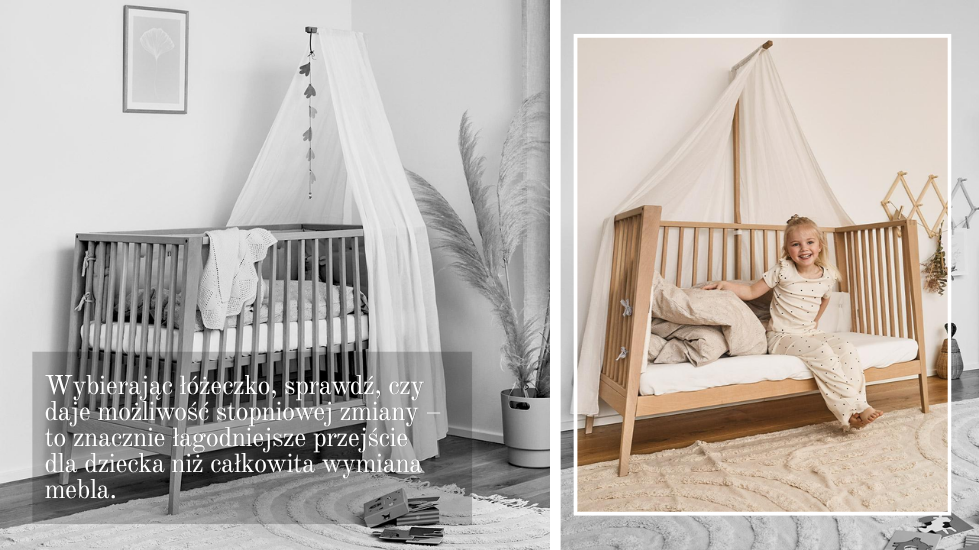 łóżeczko dla dziecka które rośnie z nim 